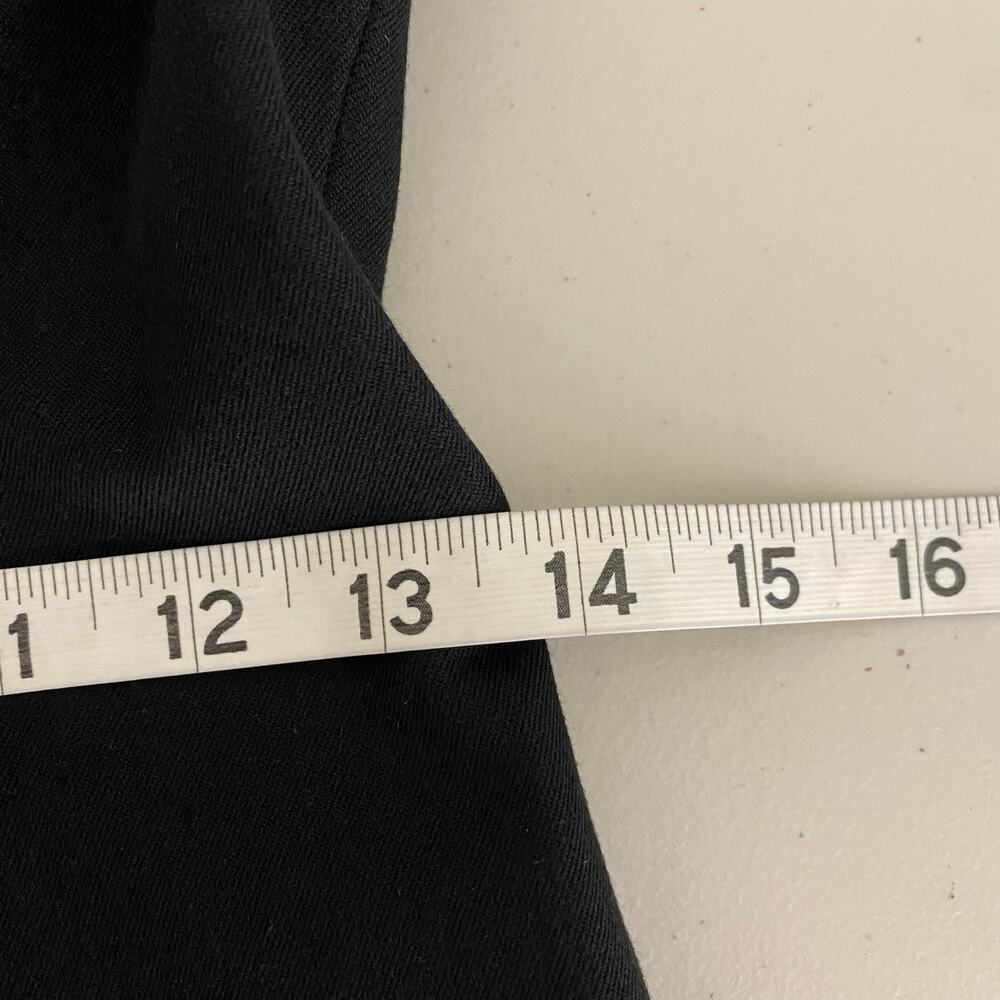 Banana Republic Black Sheath Midi Dress V-Neck Sleeveless - Picture 12 of 14